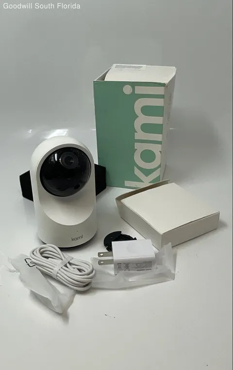 Kami White Indoor 360 Smart Home Wireless Security Camera Not Tested
