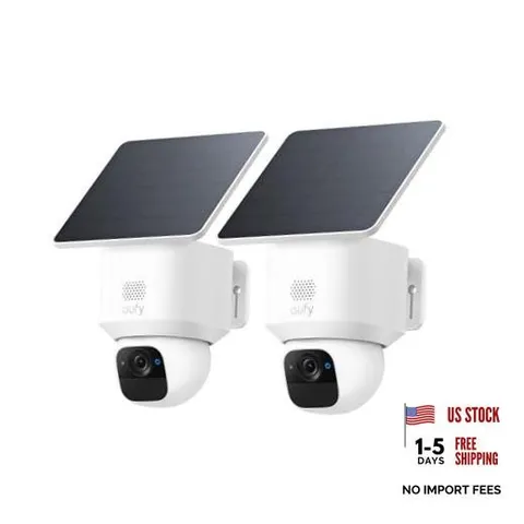 SoloCam E30, 2-Pack, 2K Solar Security Camera, AI Tracking | 360° 2 Pack