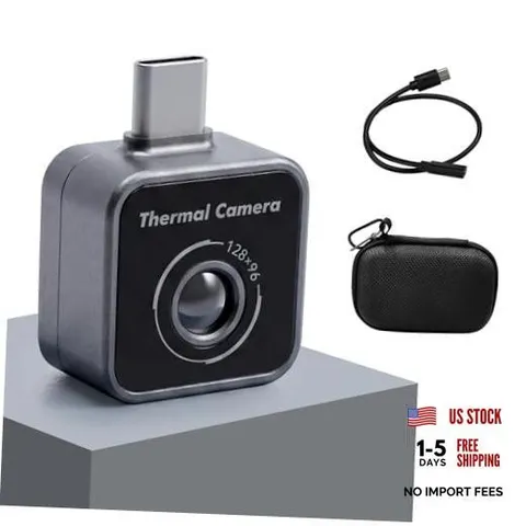Thermal Camera 128x96 Android IR Imager for Leak Detection | -10℃ to 450℃ (14℉
