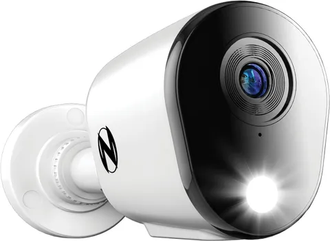FTD8 Indoor/Outdoor Add On Wired 4K Deterrence Cameras with 2-Way Audio - 1 P...