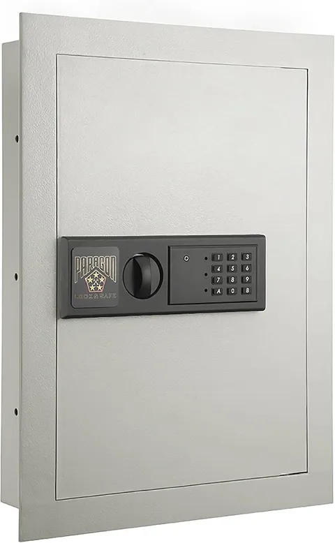 Fire Proof Electronic Wall Safe Lock Hidden Cash Jewelry Small Guns Key Security
