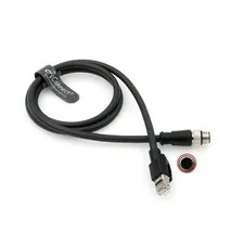M12ACodeRJ45EthernetCable 8Pin Male To RJ45 For Cognex DM300 3.3Ft/1M