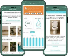 F2X Smart Home Water Monitor and Leak Detector (Newest Model) – Real-Time Water