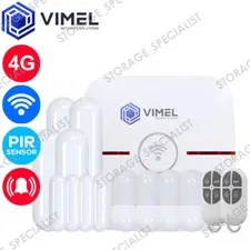 4G Wireless Home Alarm System WIFI Quad PIR Window Door Sensor Security