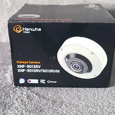 Hanwha Vision Fisheye Camara XNF-9013RV  Wired White AI IP Camara 12MP open box