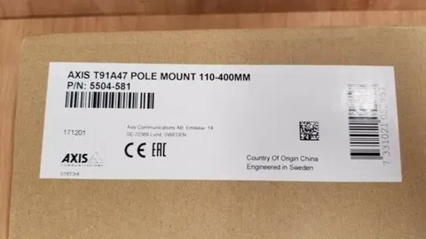 Axis Communications 5504581 Pole Mount for Q176LE Network Camera