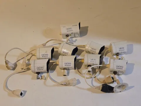 Lot of 9 zmodo POE cameras zp-ibh15-s1,  zp-ibh15-s untested