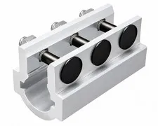Doco 275001 Extruded Aluminium Coupling 1" ID 2 Keyways, 3 1/2" Long