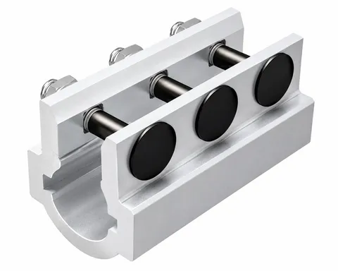 Doco 275001 Extruded Aluminium Coupling 1" ID 2 Keyways, 3 1/2" Long