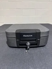 SentrySafe 0.28 cu.ft. Fire and Water Chest For Small Valuables Safe