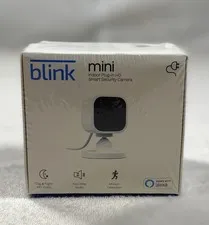 Blink Mini Indoor HD Smart Security Camera Plug-In BCM00300U WiFi Alexa