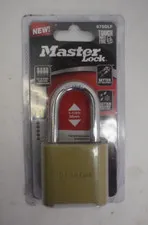 Master Lock Padlock Set & Reset Your Own 4 Digit Combination Lock 875DLF
