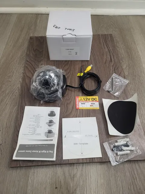 NEW TSI CAM-00007 Wired Analog IR Dome Camera NTSC DC12V (MADE IN KOREA)