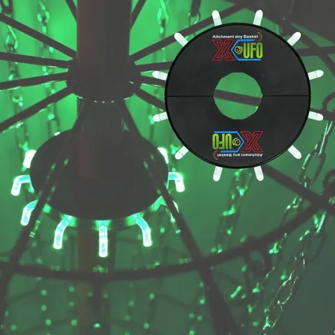 Disc Golf Basket Sensor Light | Automatic Sensor Lighting + Automatic Color-Chan