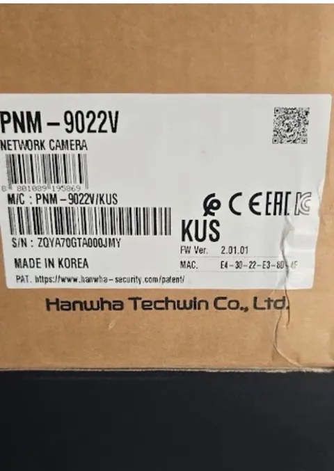 Hanwha Techwin PNM-9022V IP/Network Wired Color Multi-Sensor Camera