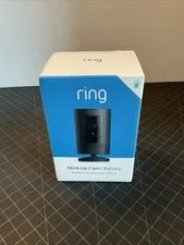 Ring Stick Up Cam Battery - Indoor/Outdoor Smart Security Camera, Black New*