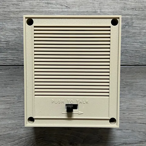 Rittenhouse Emerson Electric M6006 Push Talk Wall Intercom Entrance Station NOS