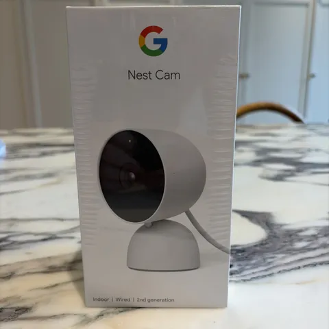 Google indoor Nest Security Cam 1080p (Wired) - 2nd Generation - Snow