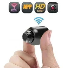 Mini Camara Oculta Espia De Seguridad WiFi 1080P Inalambrica Con Audio y Video