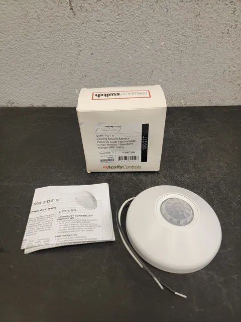 SensorSwitch Ceiling Motion Sensor – PDT Dual‑Tech – 360° Coverage CMR PDT 9