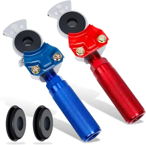 Glad Hands Set with Service Emergency Glad Hand, Anodized Aluminum Extension Han