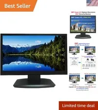 23.6" Super HD 5MP Security Monitor - Multiple Inputs for Enhanced Surveillance