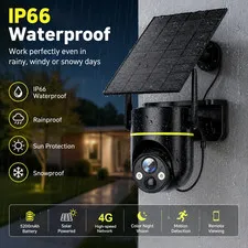4G LTE Trail Camera with 1296P Live View, Built-in SIM Card, APP Remote Live &