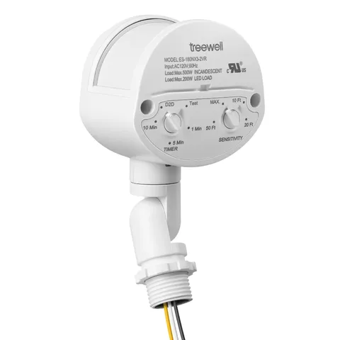 Motion Sensor, 180-Degree Replacement Motion Detector, Adjustable Time & Detecti