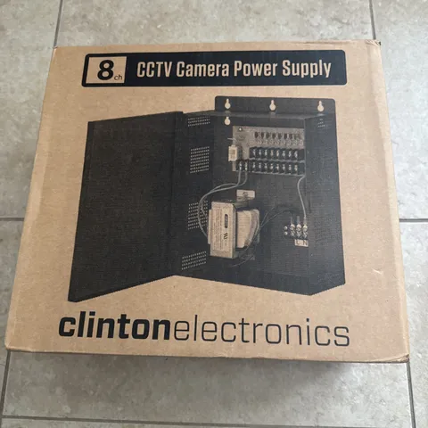 New Clinton Electronics CE-AC24V8 CCTV 8 Camera Power Supply AC 24 Volt 4 Amp