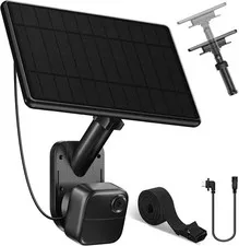 6W Solar Panel for Blink Camera, Charging Mount for Blink Outdoor 2K+, T02-24
