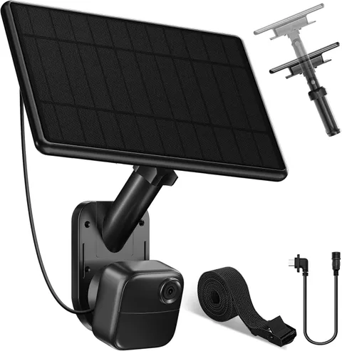 6W Solar Panel for Blink Camera, Charging Mount for Blink Outdoor 2K+, T02-24