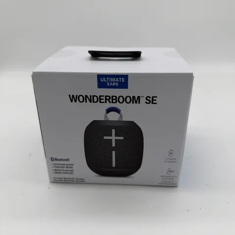 Ultimate Ears Wonderboom SE Portable Waterproof Bluetooth Speaker - Black New