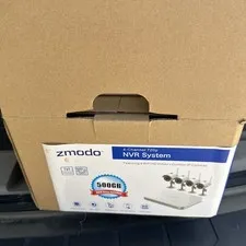 Zmodo 8 Channel 1080p Wireless NVR System 4 Cameras Night Vision 500GB-S