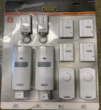 Defiant Wireless Home Security Protection System Complete 4 Door/window 2 Motion