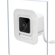 2 Pack Window Mount fits for Wyze Cam V4/V3 – Stick-On Glass Camera Holder fo...