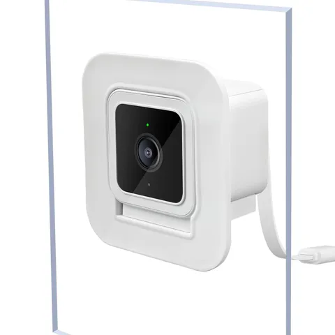 2 Pack Window Mount fits for Wyze Cam V4/V3 – Stick-On Glass Camera Holder fo...