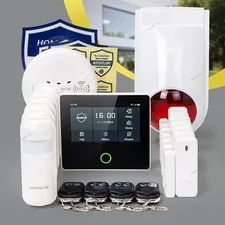 HOMSECUR Wireless WIFI 4G GSM SMS Autodial LCD Home House 4.3" Alarm System