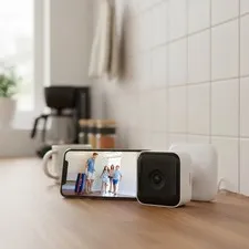 Smart 2K Indoor Security Camera - Motion Detection & 2-Way Audio for Home Safety