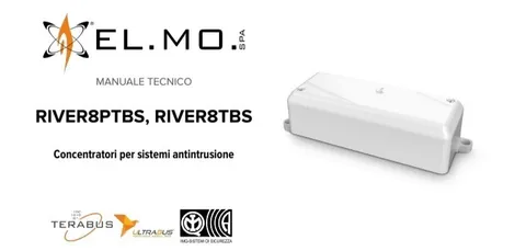 ELMO - RIVER8PTBS SERIAL RIVER CONCENTRATOR 8 INPUT OUTPUT 2 ULTRABUS RELAYS