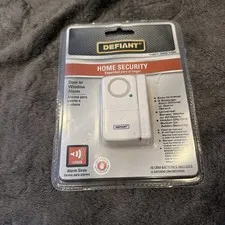 Defiant Home Security NEW Door Window Alarm 1001-090-100 2 Settings Chime Siren