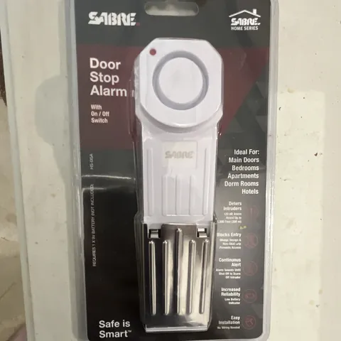 SABRE Home Series Door Stop Alarm 120 dB On/Off Low Battery Indicator HS-DSA
