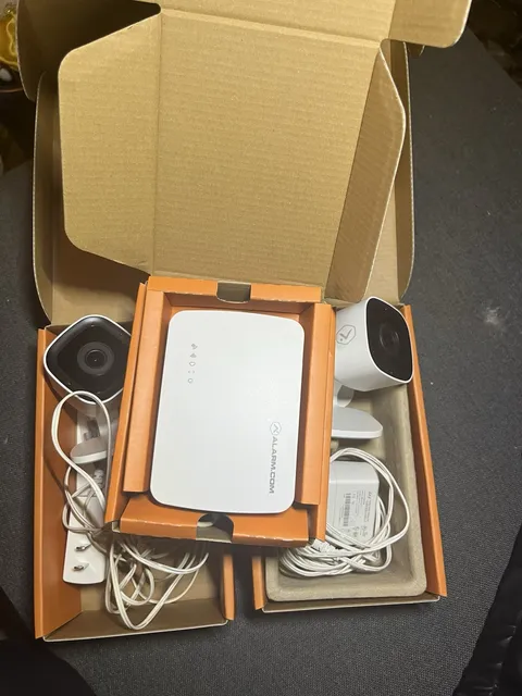 Alarm.com Complete System Kit w/ 2 Cameras, Base Station, Wired Wi‑Fi 1080p 1TB