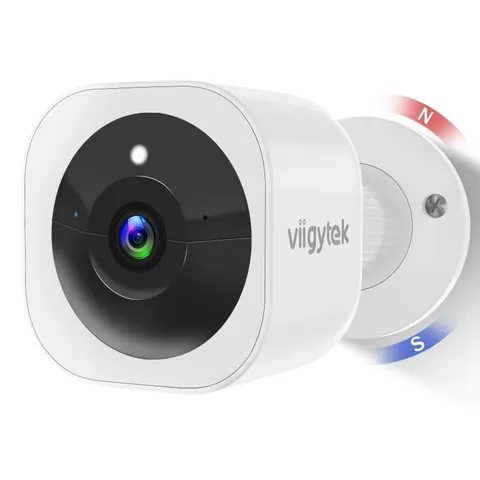 Security Cameras Wireless Outdoor Magnetic, 2.4G WiFi 2K Battery Powered, AI ...