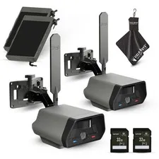 TACTACAM Defend Cellular Security Camera 2-Pack Bundle – 2 Solar Panels + 2...