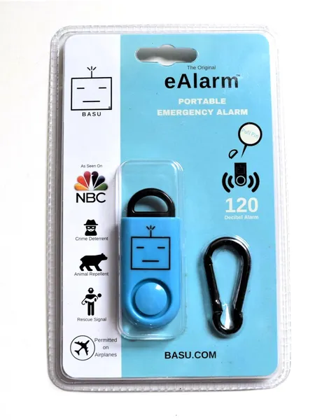 Ealarm Portable Self Defense Emergency Alarm 120Db Blue NIB