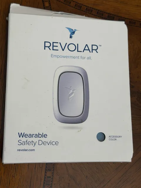 Revolar Personal Safety Device Blue Flash Light Keyring Battery 100dB REVP01