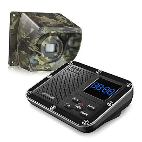 1800 Ft Wireless Outside Driveway Alarm Outdoor Motion Sensor & 1&1-Camouflage