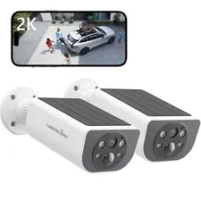 Wansview 2K Wireless Solar Security Camera Outdoor WiFi Battery Powered Home