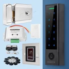 HOMSECUR IP66 APP WIFI RFID Access Control Set Electric rim lock