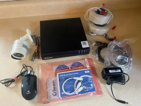 Swann DVR-44350 4 Channel Digital Video Recorder CCTV Security w/ Accessories